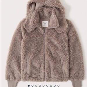 Women’s full-zip Sherpa jacket A&F - NWT-